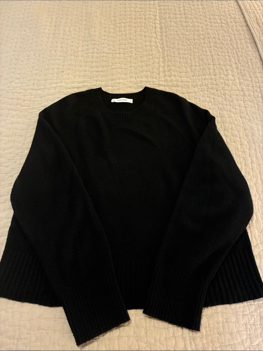 Everlane Black Crewneck Sweater